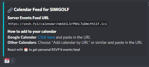 Create an Event in Discord – SIMGOLF.CLUB Blog